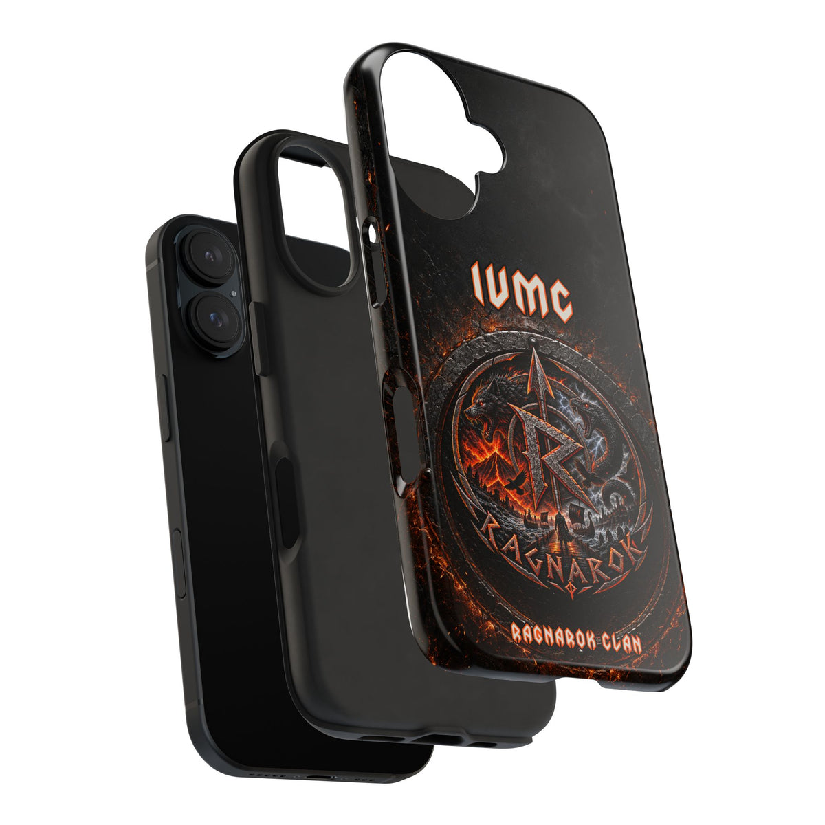Ragnarok Clan Tough Phone Case — Viking Rune Armor Design