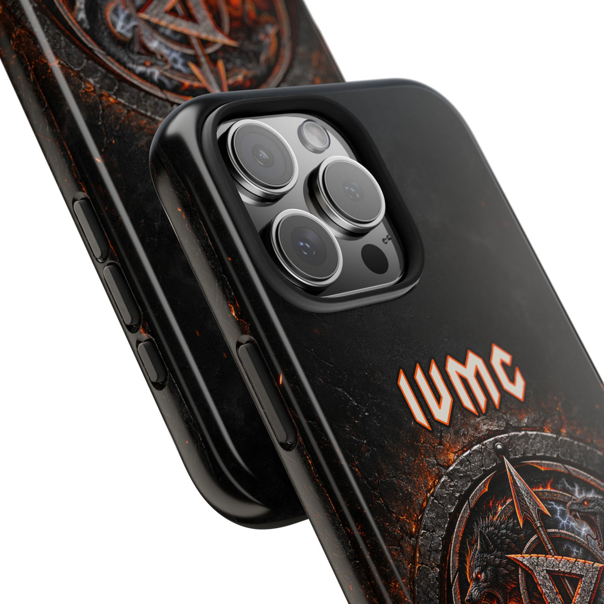 Ragnarok Clan Tough Phone Case — Viking Rune Armor Design