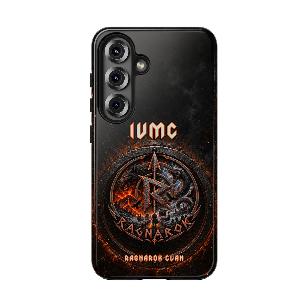 Ragnarok Clan Tough Phone Case — Viking Rune Armor Design