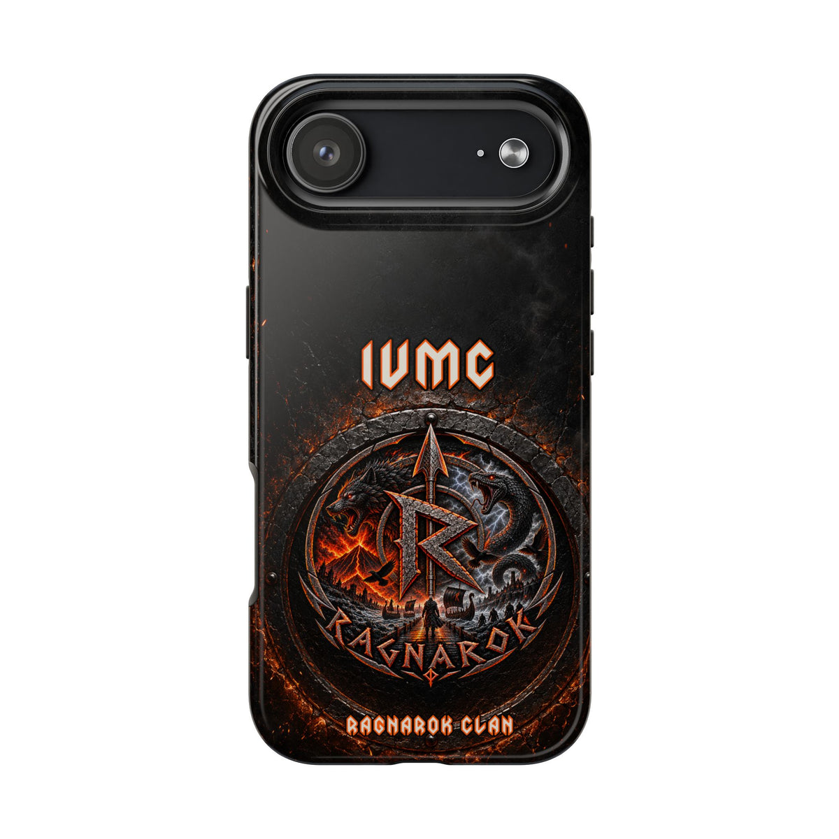 Ragnarok Clan Tough Phone Case — Viking Rune Armor Design