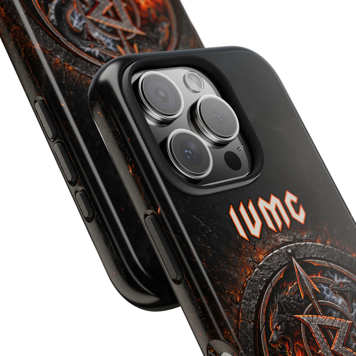 Ragnarok Clan Tough Phone Case — Viking Rune Armor Design