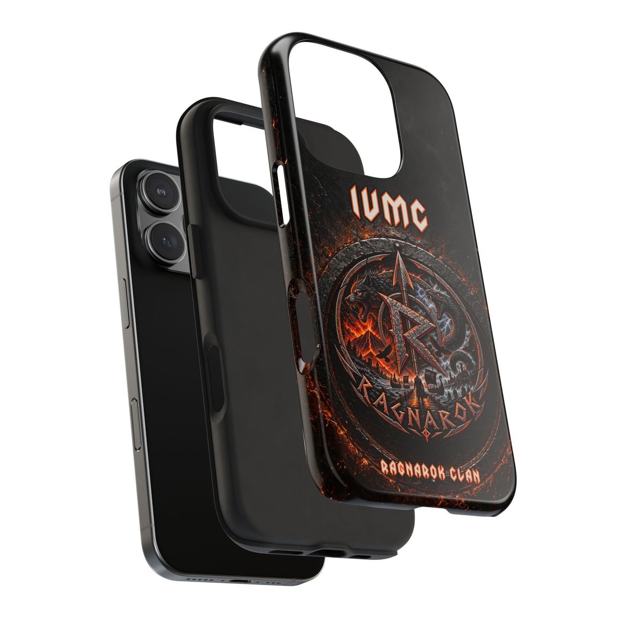 Ragnarok Clan Tough Phone Case — Viking Rune Armor Design