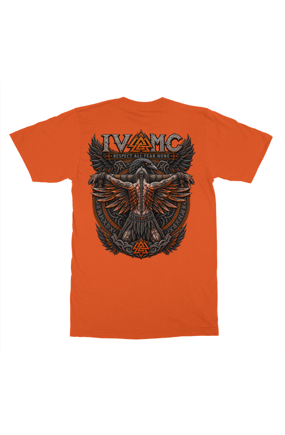 IVMC Respect All Fear None Viking Blood Eagle Tee