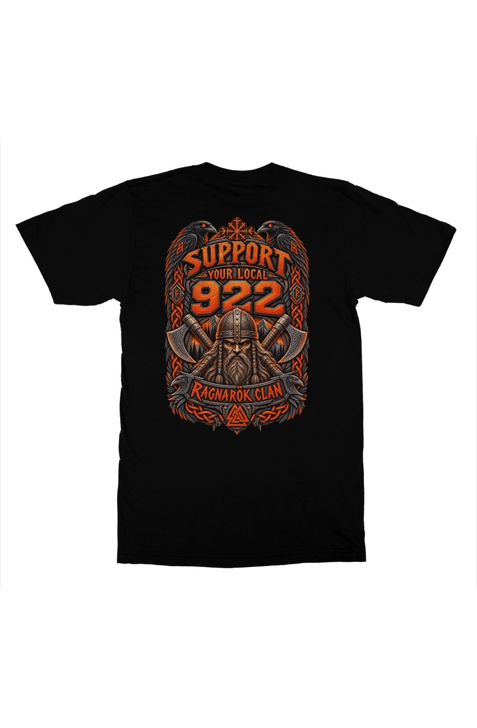Support Your Local 922 Ragnarok Clan Viking Tee