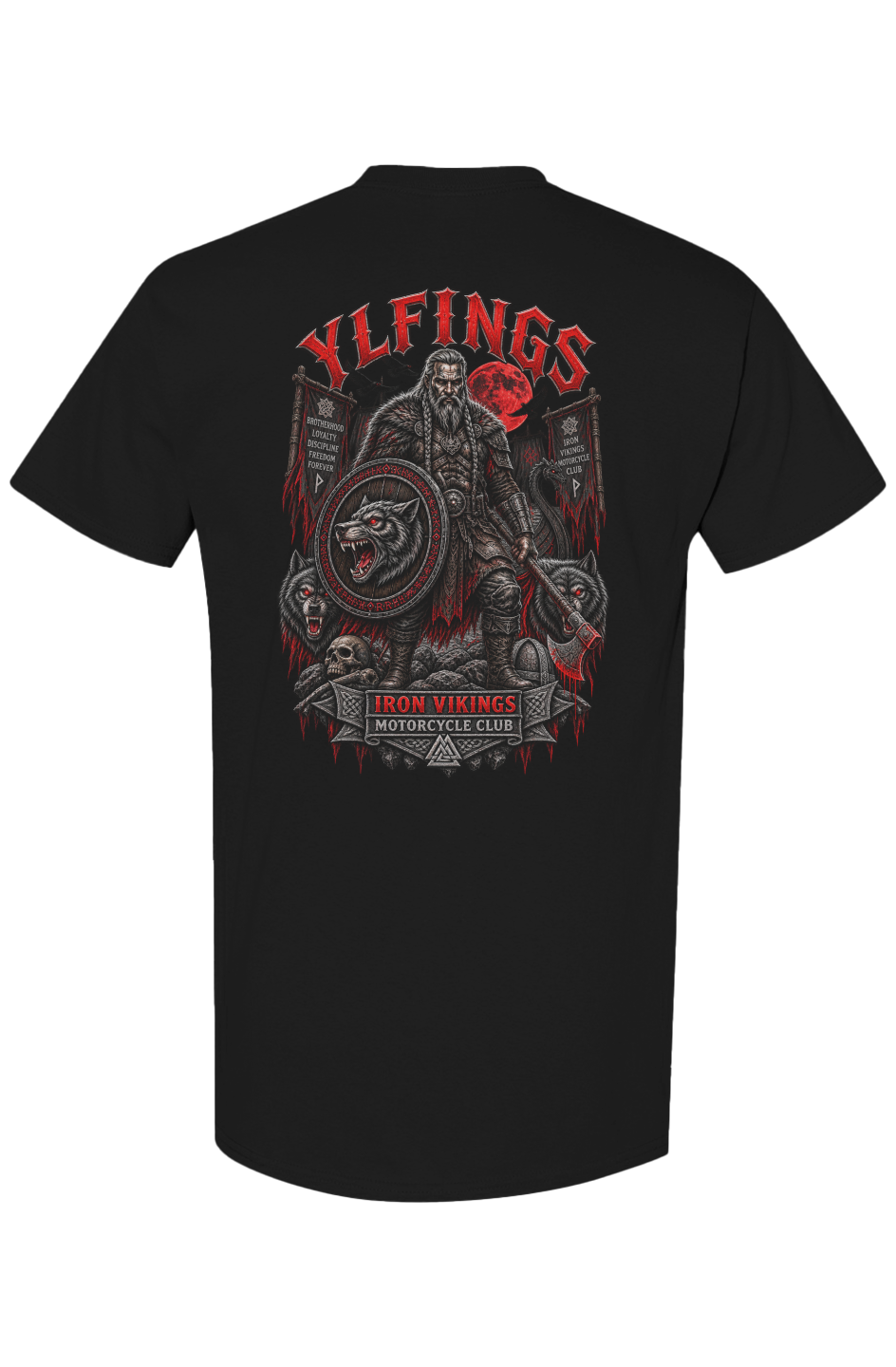 Ylfings Clan Blood Moon Berserker Tee